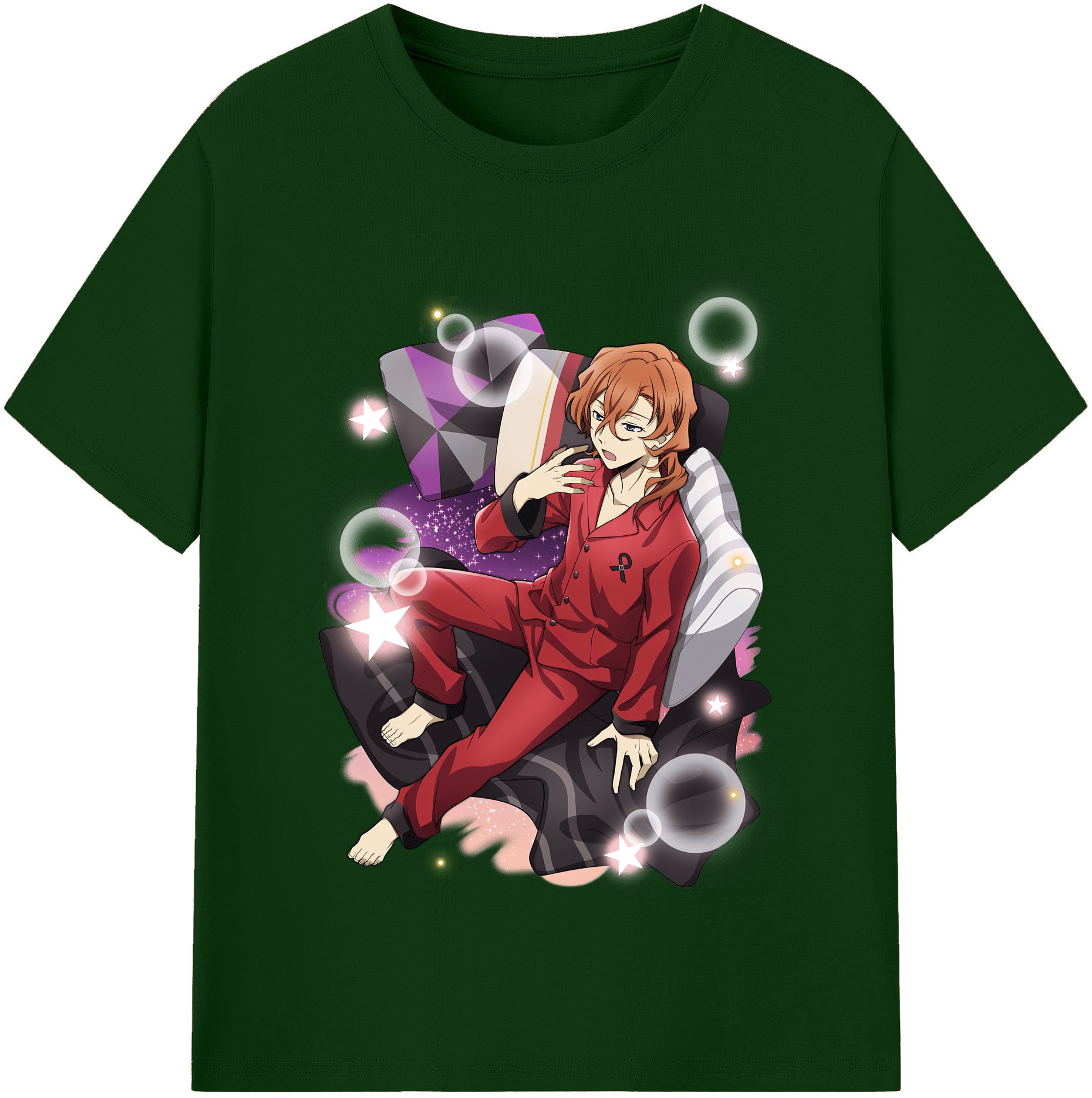 （画像用） 文豪ストレイドッグス Bungo Stray Dogs 綿100％半袖Tシャツ（フロントプリント）